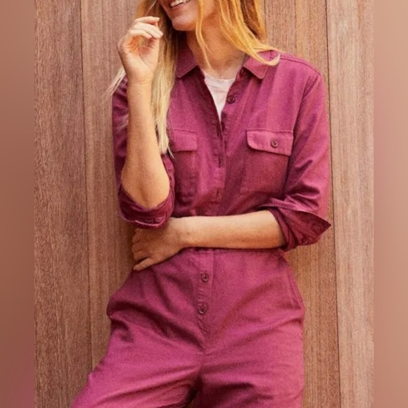 Outerknown black cherry S.E.A Long-Sleeve jumper jumpsuit Suit size medium new - Picture 2 of 4